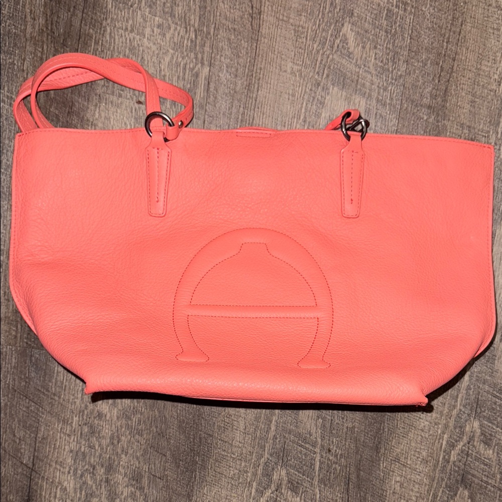 Etienne Aigner Vibrant Coral Tote